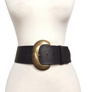 Wide Width Statement Buckle Belt